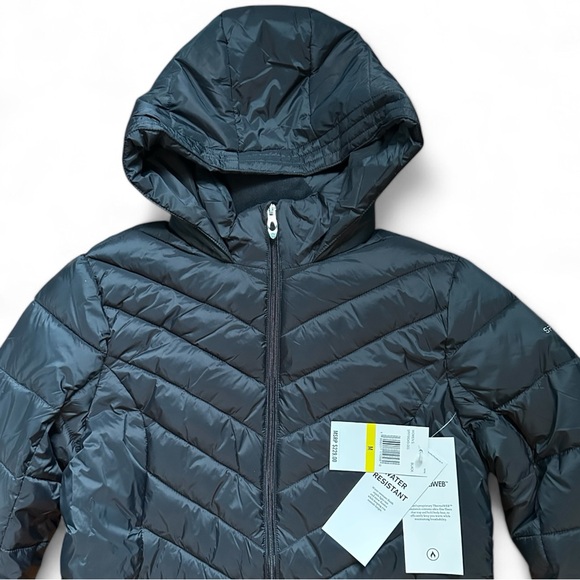 Spyder Women’s Water-Resistant Puffer Coat - Black - Size M - New with Tags - Picture 2 of 6